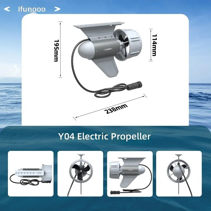 24V 330W Electric Underwater T - Fishing Boat Outboard Motor recension och pris