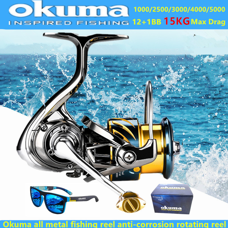 Okuma All Metal Fishing Reel 1 - Shimano Reel Stradic recension och pris