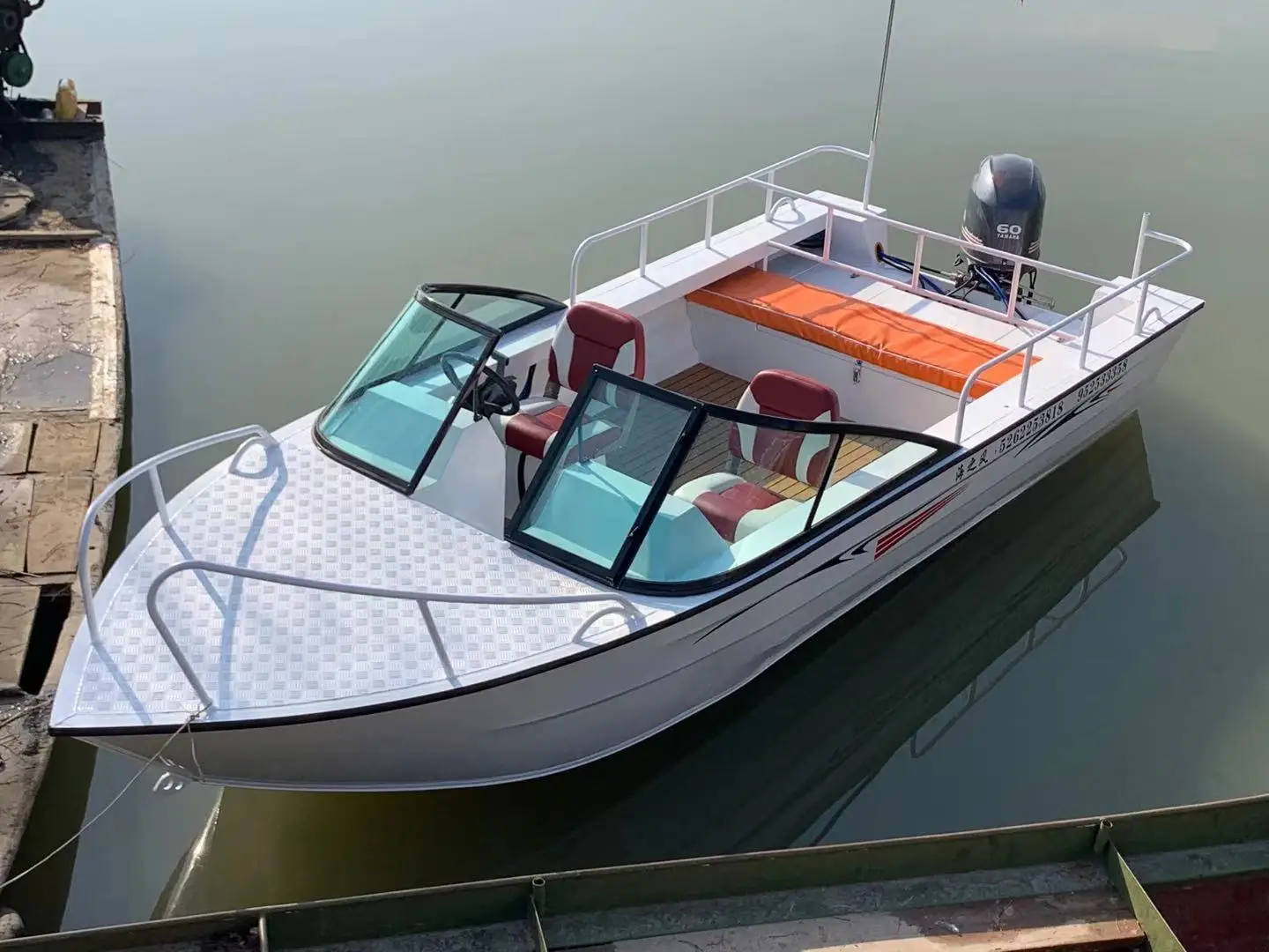 KAIP Luxury Aluminum Yacht 5.2 - Fishing Boat Fiberglass recension och pris