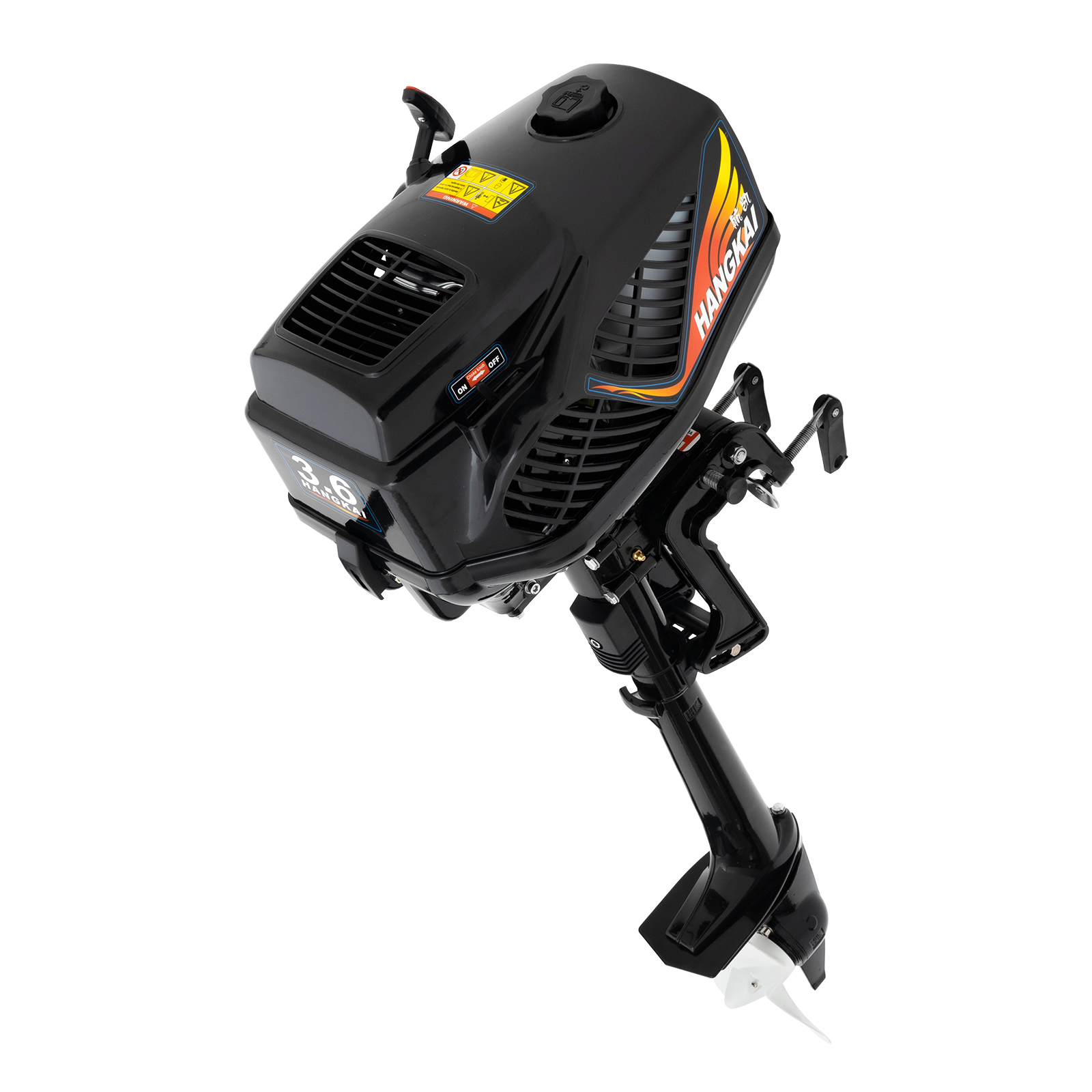 2-Stroke, 3.6 HP Outboard Moto - Fishing Boat Outboard Motor recension och pris