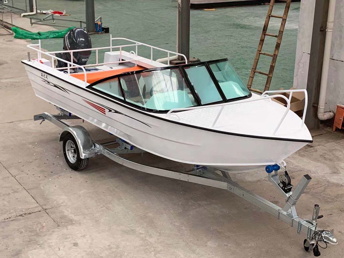 5.28m Long 8 Seats Fishing Boa - Fishing Boat Fiberglass recension och pris