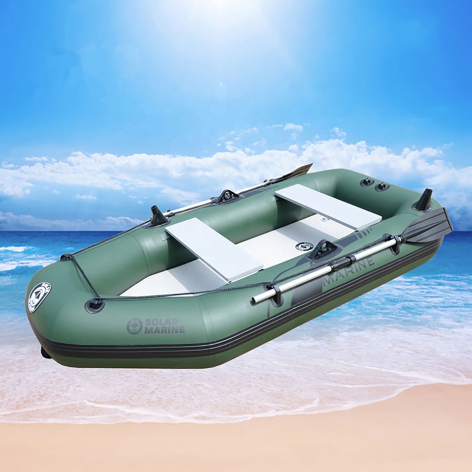 4 Person PVC Inflatable Air Ma - Fishing Boat Outboard Motor recension och pris