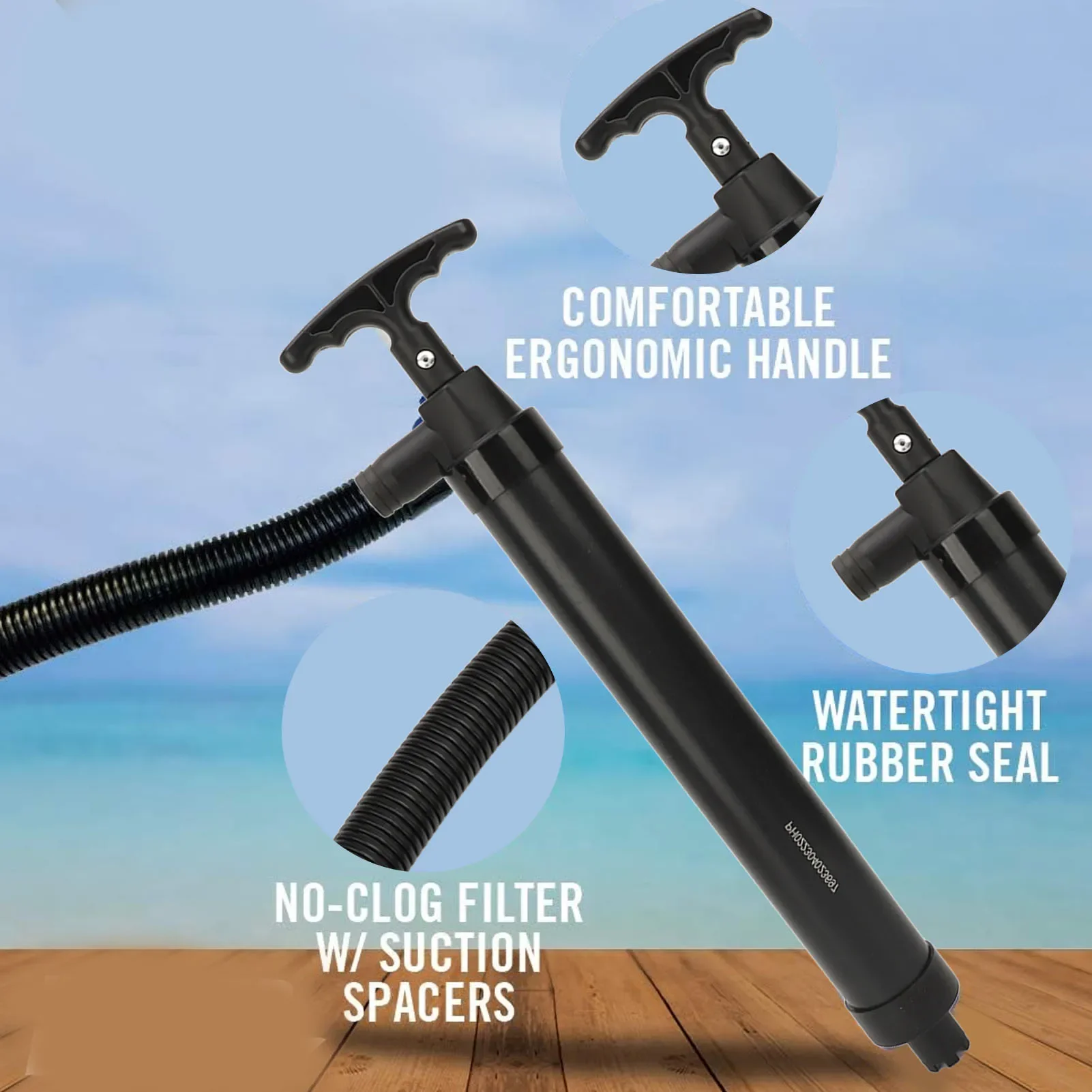 Manual Bilge Pump With Hose Po - Fishing Boat Bilge Pump recension och pris