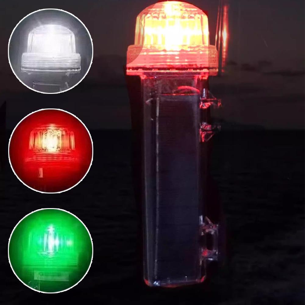 New Solar Ocean Signal Light N - Fishing Boat Navigation Light recension och pris