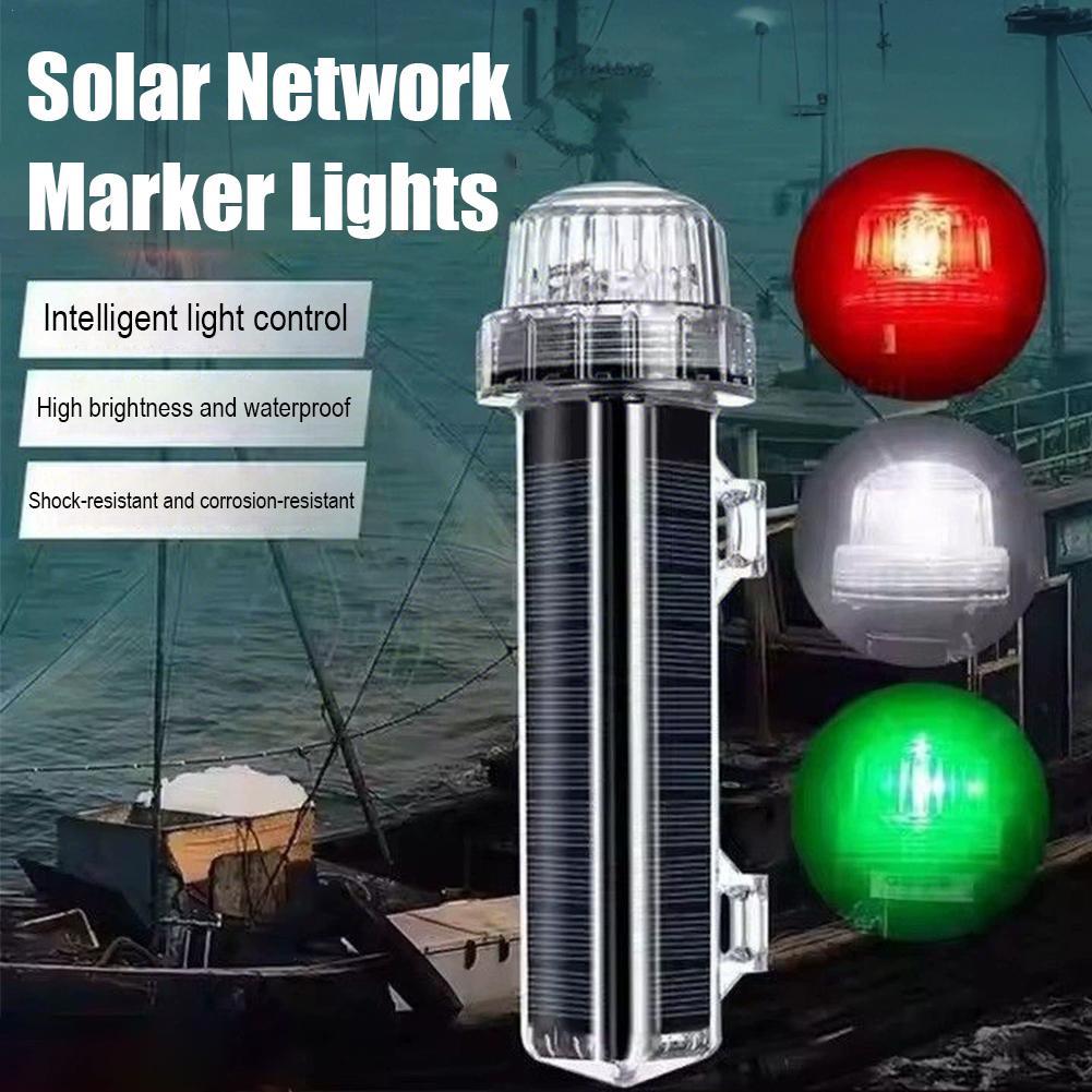 Solar Ocean Signal Light Navig - Fishing Boat Oar recension och pris