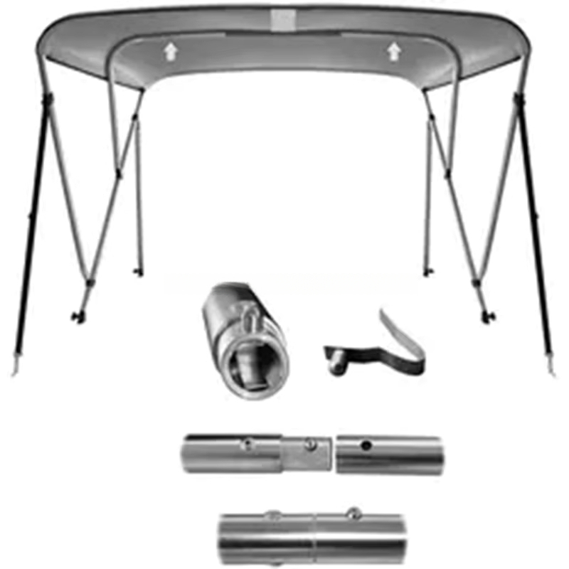 New Universal Boat Bimini Top  - Fishing Boat Aluminum recension och pris