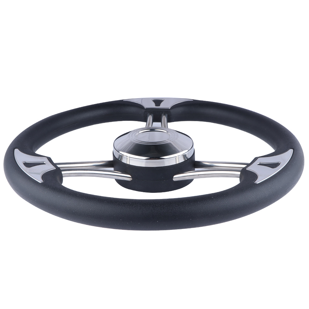 ANDYMARINE 13.5 Inch Stainless - Fishing Boat Steering Wheel recension och pris